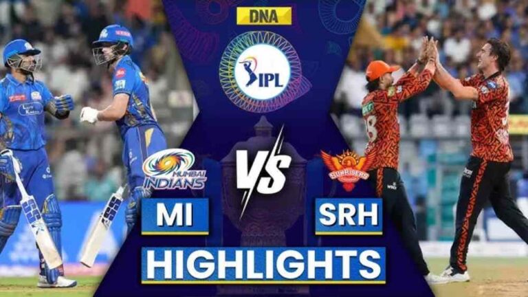 Sunrisers Hyderabad vs Mumbai Indians